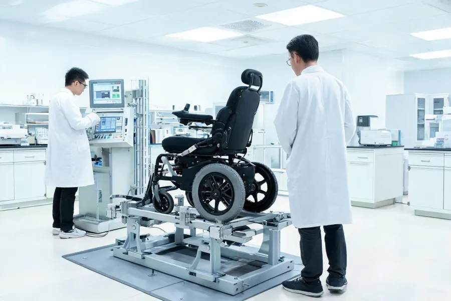 ISO 7176 durability test rig
